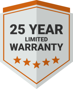 25 Year Limited Warranty